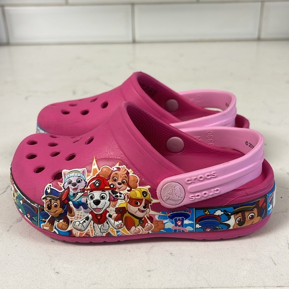 Crocs FunLab Paw Patrol Band Kids Clog - Fuchsia Size 7 - Picture 12 of 15